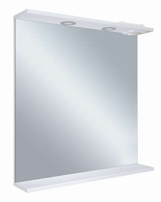 Зеркало в ванную Misty Енисей 80 со светом 80х72 (Э-Ени02080-011)