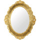 Зеркало для ванной подвесное Migliore CDB 105 24963 золото округлое  (24963)