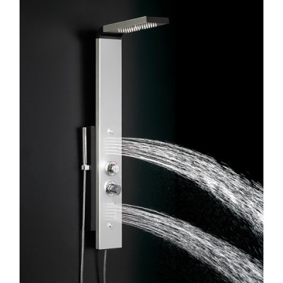 VALENTIN I-Deco Dune 517200 000 00 душевая панель, черная/хром