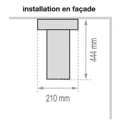 VALENTIN I-Deco Dune 517200 000 00 душевая панель, черная/хром