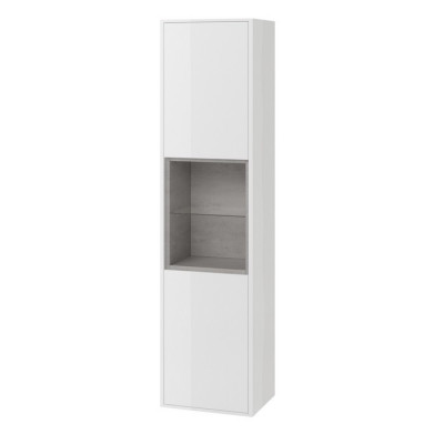 Шкаф-пенал EXCELLENT Tuto 40 см белый/бетон (MLEX.0201.400.WHCO)