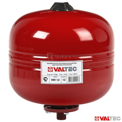 Бак расширительный для отопления 12л. красный VALTEC (VT.RV.R.060012)