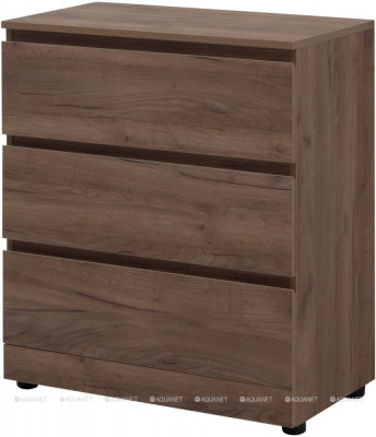 Комод для ванной Aquanet Сканди 700x400 Дуб крафт 3 ящика (00302550)