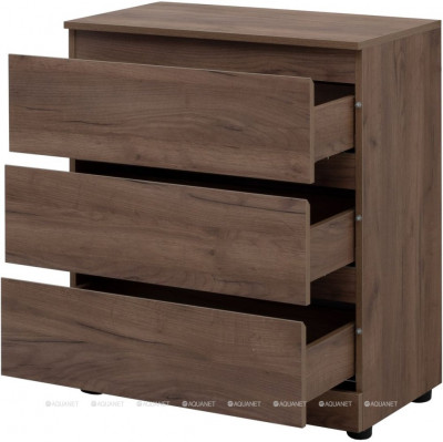 Комод для ванной Aquanet Сканди 700x400 Дуб крафт 3 ящика (00302550)