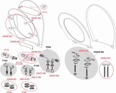 Сиденье для унитаза универсальное SOFTCLOSE, Дюропласт AlcaPlast A604