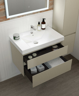 Раковина подвесная Kerama Marazzi Cubo 80 CU.wb.80 белая глянцевая прямоугольная