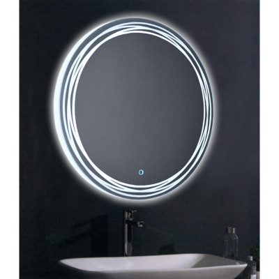 Зеркало в ванную с LED подсветкой Relisan DOROS Гл000024346, 77x77 круглое