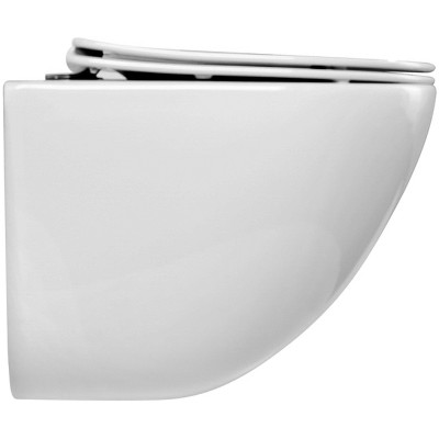 Унитаз с инсталляцией BelBagno Amanda BB051CHR/BB051SC/BB002-80/BB014-SR-BIANCO с сиденьем микролифт и белой клавишей смыва