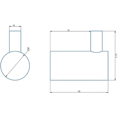 Крючок Haiba HB8405-4 (нерж сталь) бронза
