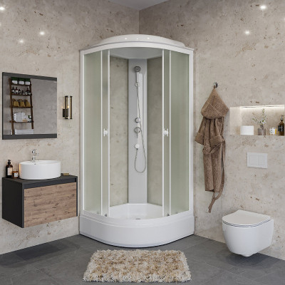 Душевая кабина Niagara Promo 80x80 P80/26/MT четверть круга