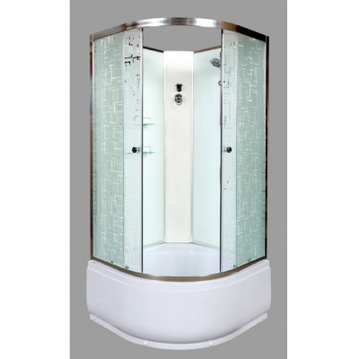 Душевая кабина Deto ЕМ 4580 N 80х80 см без крыши и гидромассажа
