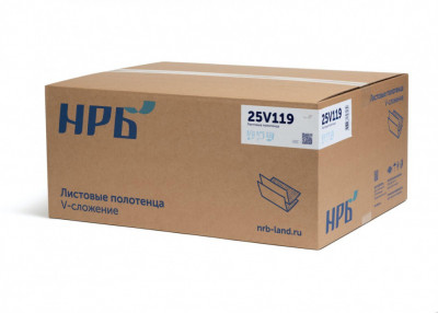 Листовые полотенца НРБ V (ZZ) - 200 листов, 1 слой (24 упаковки)