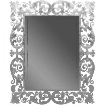 Зеркало в ванную Armadi Art Caprice 562 80х100 см с подсветкой, поталь серебро