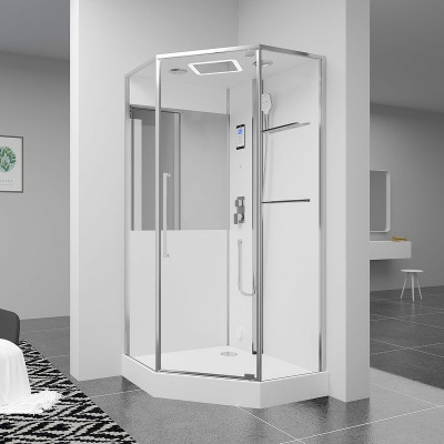 Душевая кабина Black&White Galaxy G8895 100х100 889500 с паром форма призма