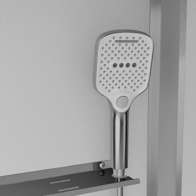 Душевая кабина Black&White Galaxy G8895 100х100 889500 с паром форма призма