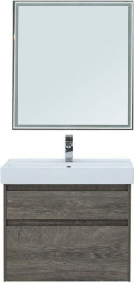 Мебель для ванной Aquanet Nova Lite 75 дуб рошелье (2 ящика) напольная/подвесная (00242904)
