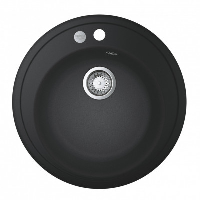 Мойка GROHE K200 с одной чашей, диаметр 510 мм, черный гранит (31656AP0)