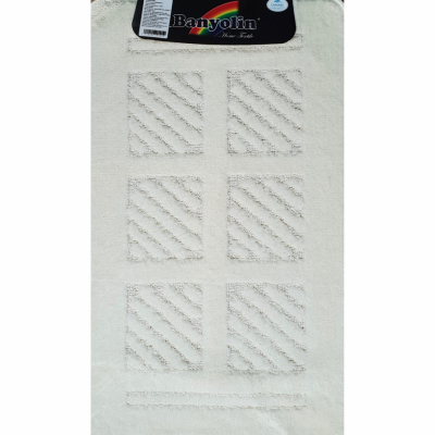 GFmark одинарный коврик для ванной КВАДРАТЫ 55х90 см, полиэстер