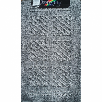 GFmark одинарный коврик для ванной КВАДРАТЫ 55х90 см, полиэстер