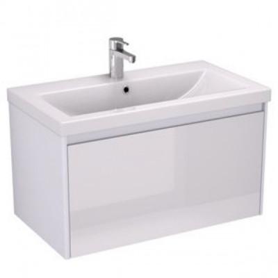 Тумба под раковину Velvex Klaufs 80 tpKLA.80.1Y-616.216 белая подвесная