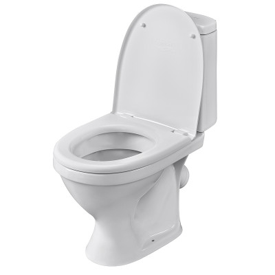 Унитаз компакт Santeri Прайм 1.P205.4.S00.00B.F с бачком и сиденьем фарфор