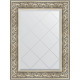 Зеркало настенное Evoform ExclusiveG 92х70 BY 4123 с гравировкой в багетной раме Барокко серебро 106 мм  (BY 4123)