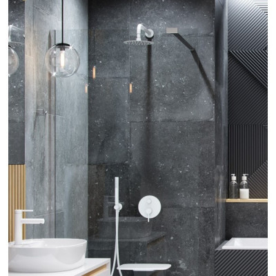 Система для душа скрытого монтажа EXCELLENT белый мат (AREX.SET.1245WH)