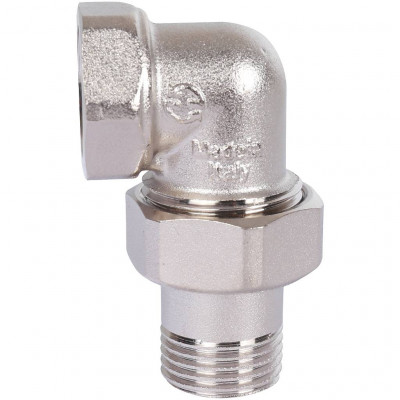 Американка угловая STOUT ВН, никелированная 1/2" SFT-0059-000012