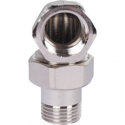 Американка угловая STOUT ВН, никелированная 1/2" SFT-0059-000012