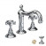 Nicolazzi Classica 1409 BZ 18 смеситель для раковины с д/к, бронза/ручки Dames Anglaises