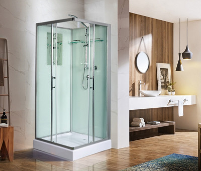 Душевая кабина WeltWasser WW500 Laine 1001 100x100 10000003260 профиль хром квадратная