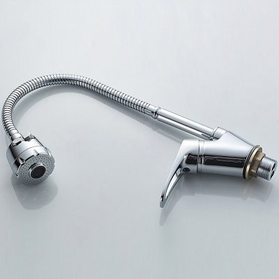 Смеситель для кухни с гибким изливом Ledeme L4313 H13 однорычажный хром