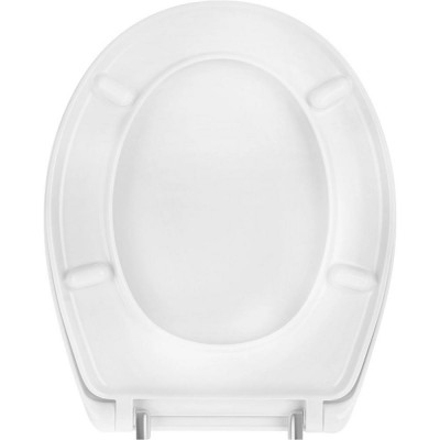 Крышка для унитаза Roca Victoria Soft Close, петли хром ZRU8013920 белый