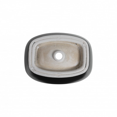Накладная раковина Aquanet FINE-1-MB 38х50 см, черная матовая (273682)