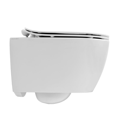 Унитаз подвесной Scarabeo Moon 5520CL41 50х36 см Pearl белый матовый
