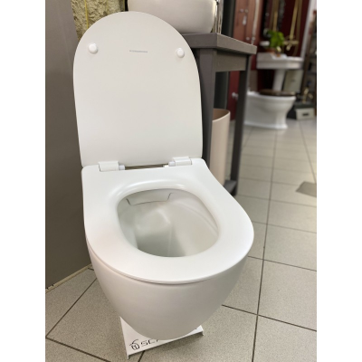 Унитаз подвесной Scarabeo Moon 5520CL41 50х36 см Pearl белый матовый