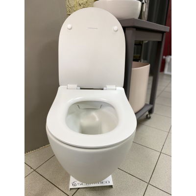 Унитаз подвесной Scarabeo Moon 5520CL41 50х36 см Pearl белый матовый