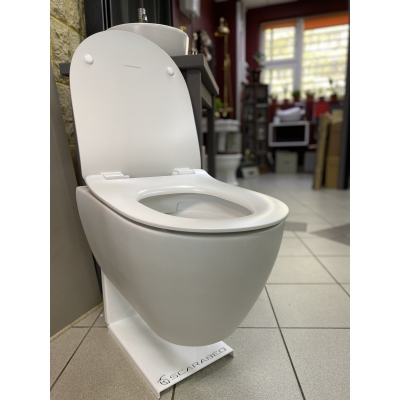 Унитаз подвесной Scarabeo Moon 5520CL41 50х36 см Pearl белый матовый