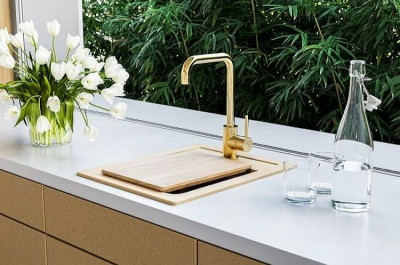 Мойка для кухни Alveus Granital Atrox 10 Beige G55 400x500 1139769 бежевая ис-ный гранит прямоугольная