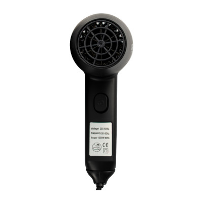 Фен для волос в ванную комнату с боковым креплением, с розеткой, 1200W, черного GFmark (6813)