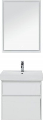 Мебель для ванной Aquanet Nova Lite 60 белый (2 ящика) напольная/подвесная (00242921)