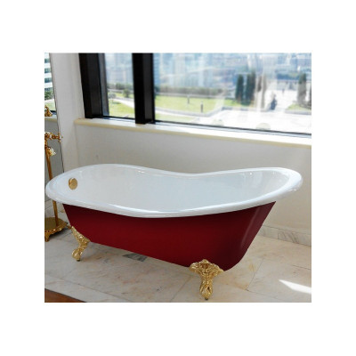 Ванна Magliezza Gracia Red 170x76 (ножки золото)