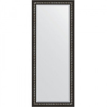 Зеркало напольное Evoform Exclusive Floor 199х80 BY 6108 с фацетом в багетной раме Черный ардеко 81 мм