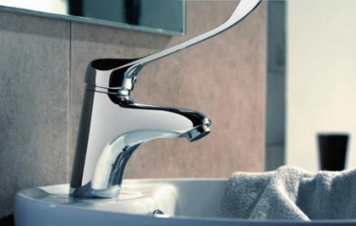 Локтевой Смеситель Frap для раковины однорычажный стационарный хром (F1054)