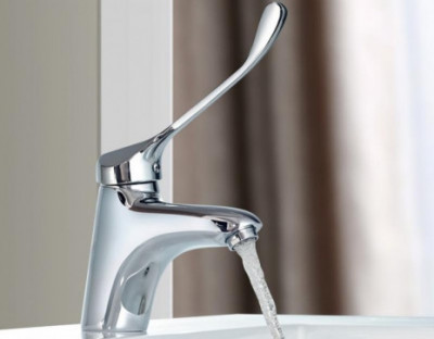 Локтевой Смеситель Frap для раковины однорычажный стационарный хром (F1054)