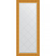 Зеркало настенное Evoform ExclusiveG 154х65 BY 4138 с гравировкой в багетной раме Сусальное золото 80 мм  (BY 4138)