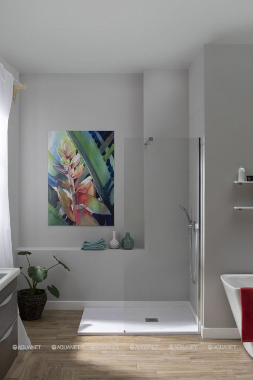 Боковая стенка Aquanet Cinetic AE12-F-80H190U-CT 800, прозрачное стекло (00243622)