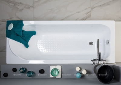 Акриловая ванна Aquanet Nord NEW 150x70 с каркасом пристенная прямоугольная (00242401)