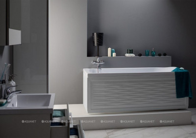 Акриловая ванна Aquanet Nord NEW 150x70 с каркасом пристенная прямоугольная (00242401)