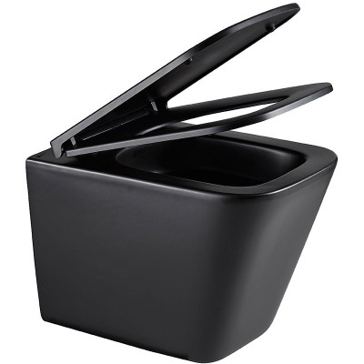 Унитаз Lemark Florex 9612002 подвесной черный микролифт